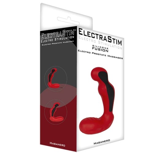 Masażer prostaty - ElectraStim Silicone Fusion Habanero Prostate Massager